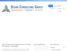 Tablet Screenshot of ozarkcg.com